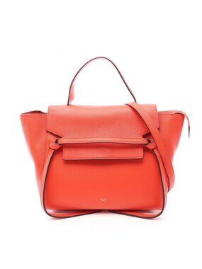 Celine Belt Bag Mini 2-Way Orange Leather
